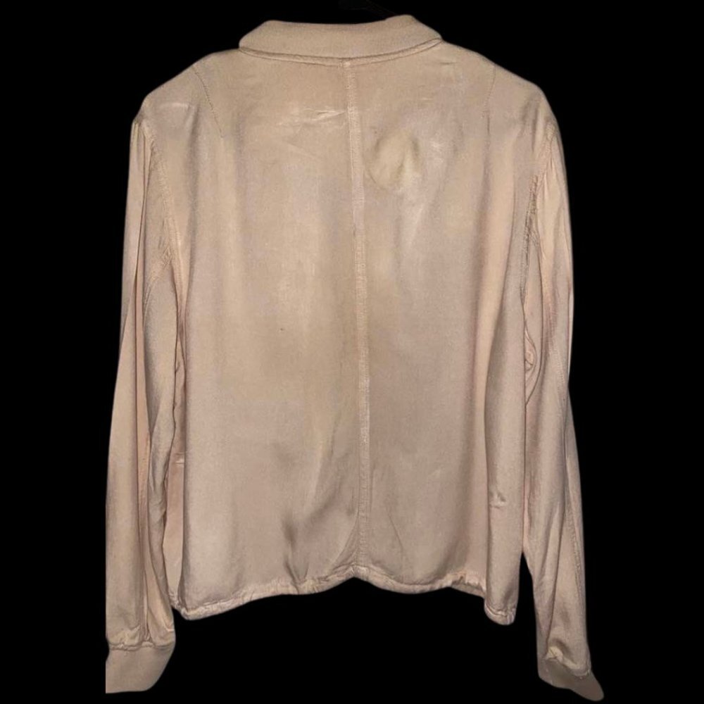 NWT - Wallflower Zipper Jacket With Drawstring and Pockets Casual Beige Jacket - Picture 3 of 8